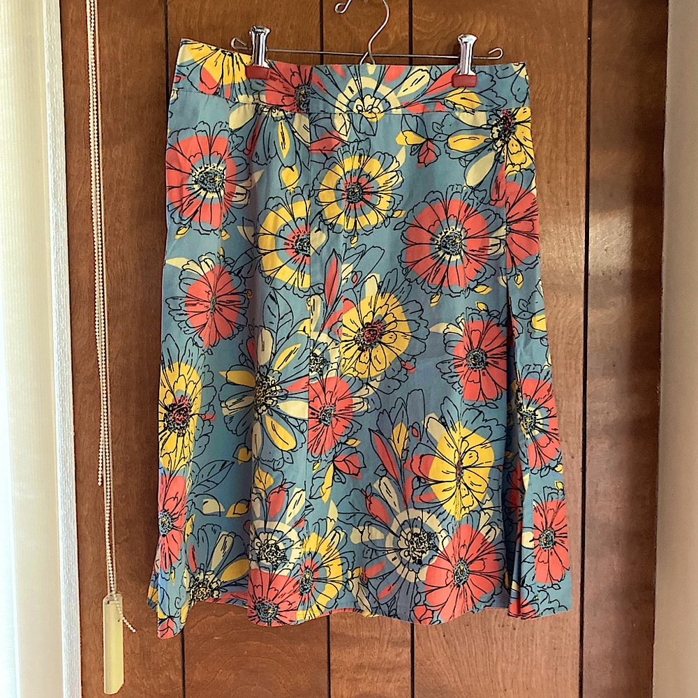 Cute and Elegant Floral A-Line Skirt